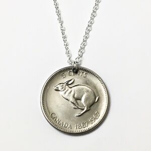 Vintage 1967 Lucky Coin Necklace, 18-inch Stamped “925”